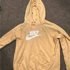 Men’s tan Nike hoodie